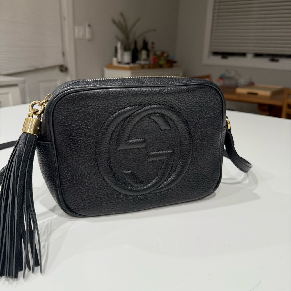 Gucci Black Soho Disco Crossbody Bag